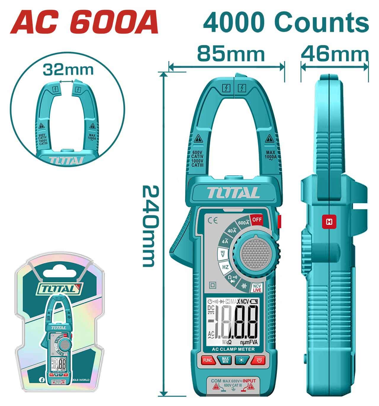 TMT766001 بنسة امبير 600 امبير